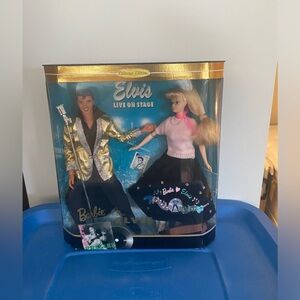 🍄Elvis Live On Stage Barbie Doll Set - Gold & Black